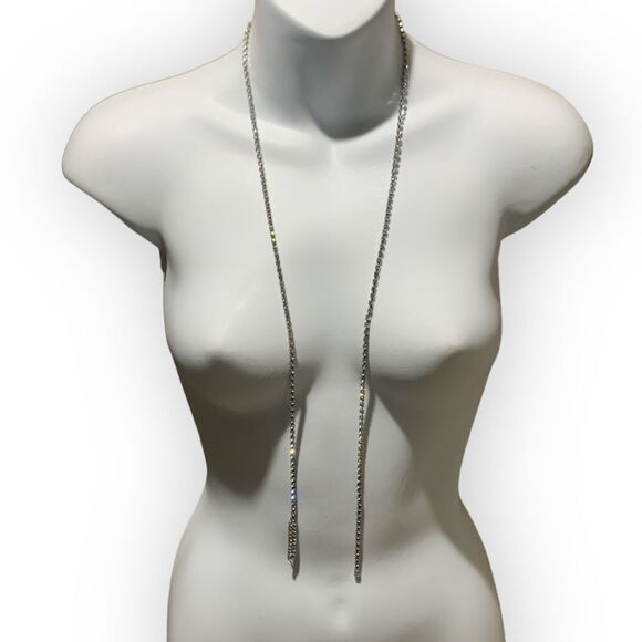 Vintage Rhinestone Wrap Necklace - Picture 3 of 12